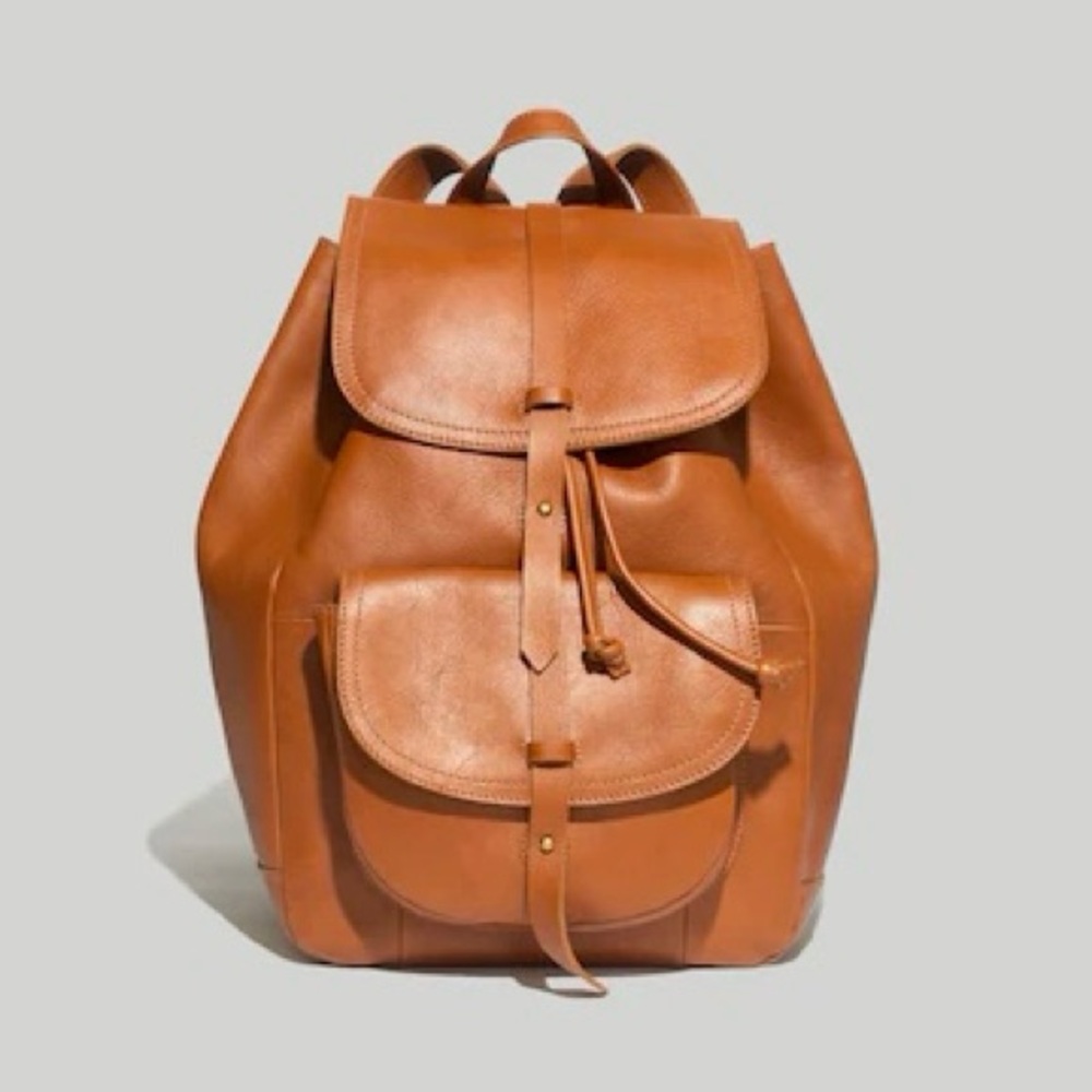 Madewell Saddle Leather Backpack